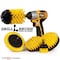 Drill Brush Power Scrubber By Useful Products 5 in W 7 in L Brush, Yellow Y-S-E542J-QC-DB - alternate 2